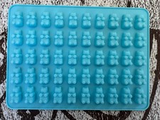 Silikon Backform, Eisform, Pralinenform Bärchen, ca. 20x15 cm, neu