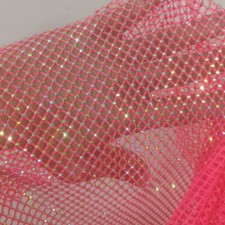 Glitzer Strass Netzstoff