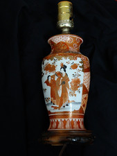 Tischlampenfuß * Porzellan * Kutani-Stil * Leuchte * Japanisch * Asien * Vase