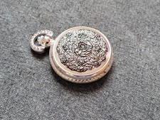 alte florale Collectors-Taschenuhr - Vintage, Retro, Sammlung, Rosen, Nachlass