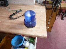 Rundumkennleuchte Blau 12V  Magnetfuß