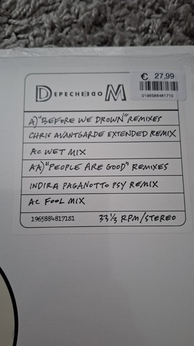 Depeche mode before we - we, drown