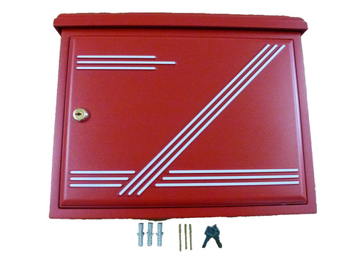 Briefkasten rot kunststoff - rot,,