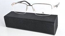 RODENSTOCK Brille R 7006 B 56-18 140 Titanium Halbrand Leicht Eckig Gold im Etui