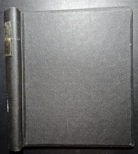 Klemmbinder Leuchtturm leer schwarz Kunststoffeinband älteres Modell