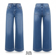 JEWELLY  Damen Wide Leg Jeans