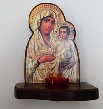 Ewiges Licht Ikone mit rotem