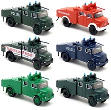 Brekina - MB Kurzhauber LA 1113 Wasserwerfer WaWe 4000 Polizei - Auswahl 1:87 H0