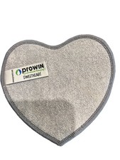 proWIN Sweetheart, Reinigungstuch in Herzform Mikrofaser sand 14x14cm