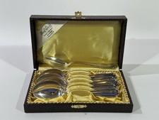 6 Vintage Teelöffel versilbert 90er Auflage in Geschenk Schachtel Deko Besteck