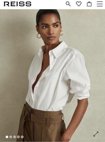 Women reiss shirt white cotton - women,