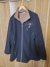Fleecejacke Größe 54/56 Ulla Popken Dunkelblau Gebraucht Guter Zustand Damen