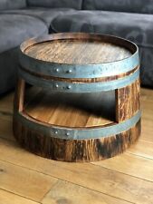 Weinfass Couchtisch mit Einlegeboden rustikal | gebrauchtes Weinfass