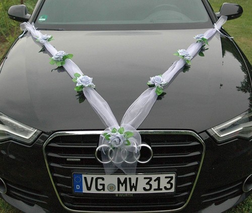 Organza auto schmuck braut - m, auto-schmuck
