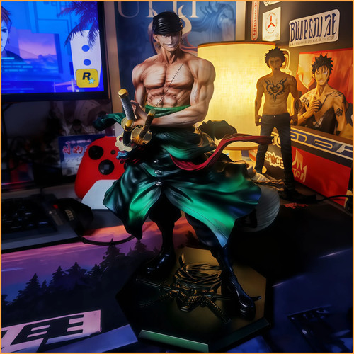 One piece anime figur roronoa - piece,