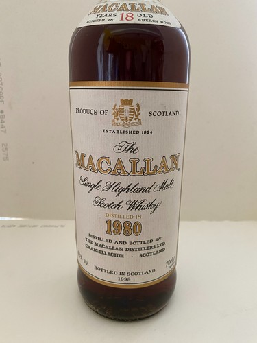 Macallan 1980 sherry - macallan, 18