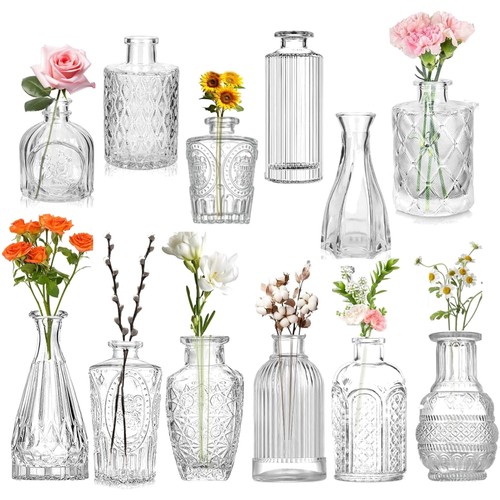 Kleine vasen glas set - kleine,