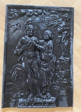 Gusseiserne Ofen- Kaminplatte