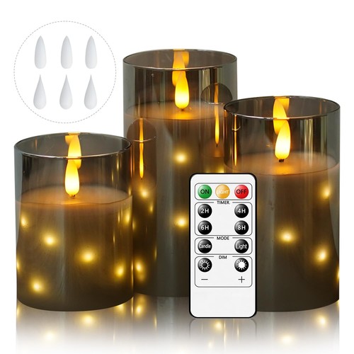 Flammenlose led kerzen - flammenlose, set
