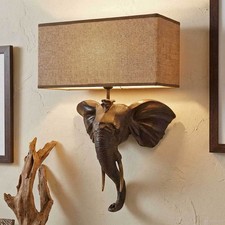 Wandleuchte elefant afrika - wandleuchte,