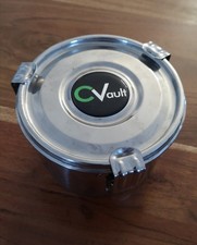 Cvault Edelstahl Container Luftdichte Aufbewahrungsdose Medium (0,95L)
