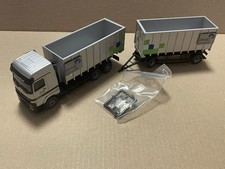 (H-73) Wiking LKW H0 1:87 MB Actros Abrollcontainer + Anhänger RWE Umwelt  OVP