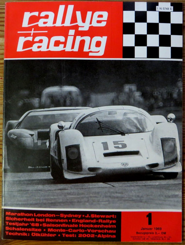 Rallye racing test bmw - 01/69,