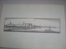 Bonn  -  Merian Druck  Stich 30 x 43 cm Rep.  per Maxibrief/Karton