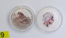 5 x 1/2 oz Silbermünzen - Lunar II - Tiger 2010