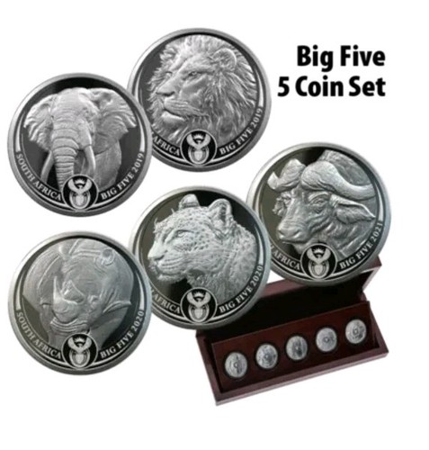 Silbermünzen 5x1 prestige - oz,