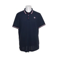 Fila, Poloshirt, Größe: 3XL, FBM 131110, Blau/Rot/Weiß, Polyester, Streifen #7d8