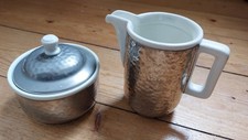 WMF   Set Zuckertopf & Sahnekännchen Hammerschlag Dekor vers.  