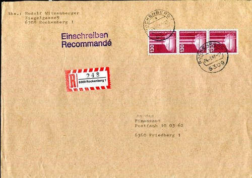 Bund 1982 1135 per - drei, mef