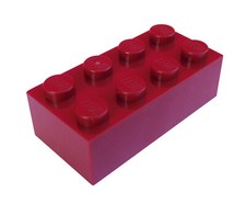 Lego 10 Stück dunkelrote