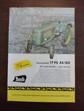 Original Bautz AS 180 Verkaufsprospekt / Prospekt / Datenblatt