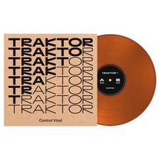 Native Instruments TRAKTOR Control Vinyl MK2 2024 Edition, orange (Transparent)