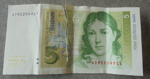 Banknote deutsche mark - deutsche,