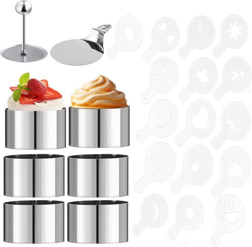 Stück dessertringe 8cm - 6,