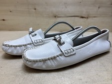 ESPRIT DAMENSCHUH MOKASSIN LOAFER SCHNALLE FREIEZEIT-HALBSCHUH GR:41 UK:7.5 WEIẞ