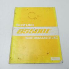 Original Suzuki GS 500 E Werkstatthandbuch Reparaturanleitung Handbuch C0154