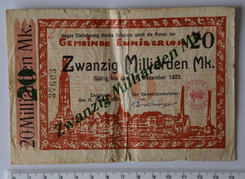 Selten notgeldschein 20 - selten!,