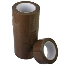 Klebeband braun Packband Paketband Paketklebeband Kleberolle 6 Rollen 100m