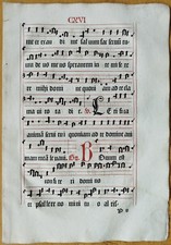 Original Post Inkunabel Blatt