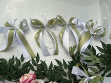 schleifen auto hochzeit