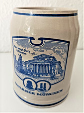 Paulaner München, älterer Bierkrug 0,5L Franz Joseph Platz in München, 1980er J.