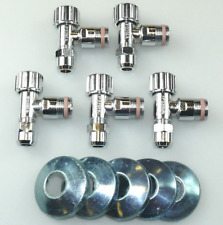 5 x SCHELL ECKVENTIL 1/2" SELBSTDICHTEND ECKREGULIERVENTIL SPÜLKASTEN WASCHTISCH