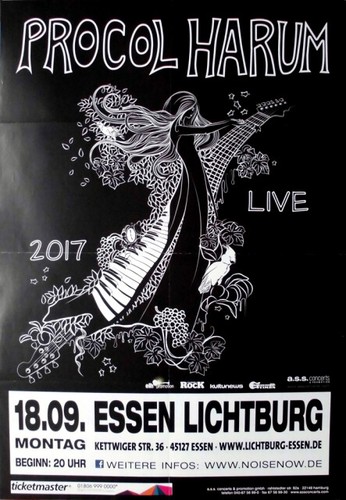 Procol harum 2017 plakat - -,