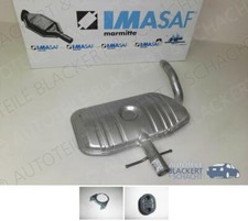 IMASAF Auspuff Mitteltopf für VW Golf 3 GTI 2.0 16V + 2.8 VR6 + Vento 1992-1998