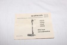 Märklin H0 Anleitung Hauptsignal 7039/ 7040/ 7041 oder 7042