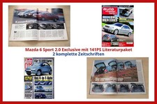 Mazda 6 Sport 2.0 Exclusive mit 141PS Literaturpaket - 2 komplette Zeitschriften